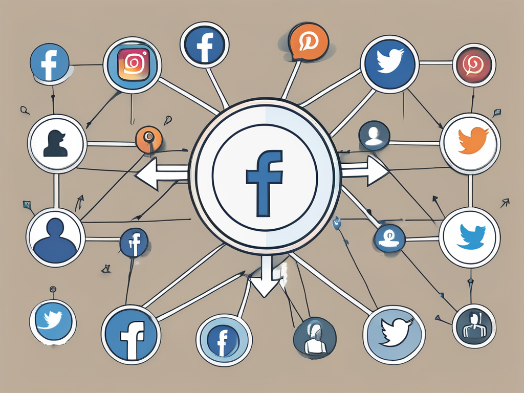 Various social media icons like facebook